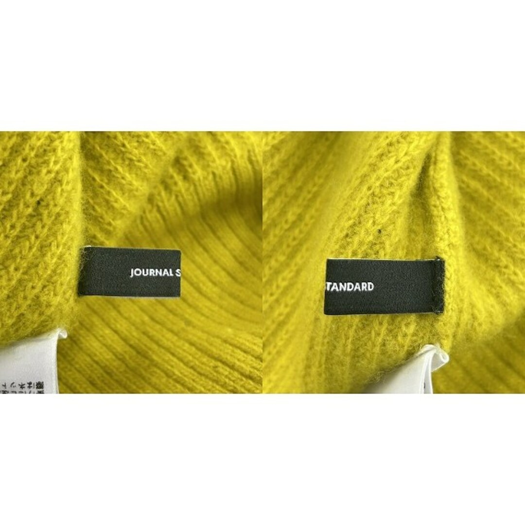 JOURNAL STANDARD(ジャーナルスタンダード)のジャーナルスタンダード ハミルトン ニット セーター 長袖 スヌード付き 黄 レディースのトップス(ニット/セーター)の商品写真