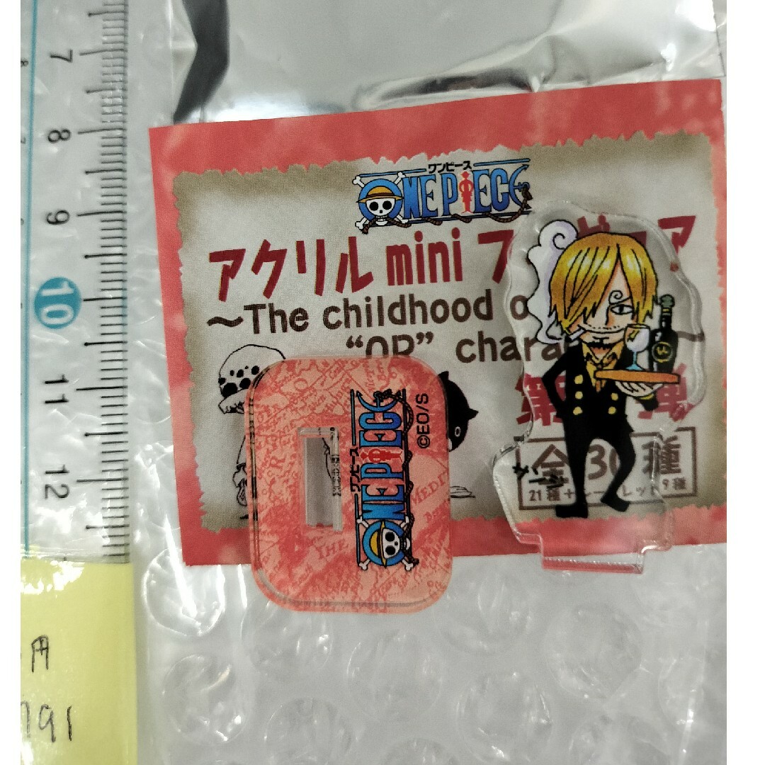 アクリルミニフィギュア　ワンピース　サンジ エンタメ/ホビーのアニメグッズ(その他)の商品写真