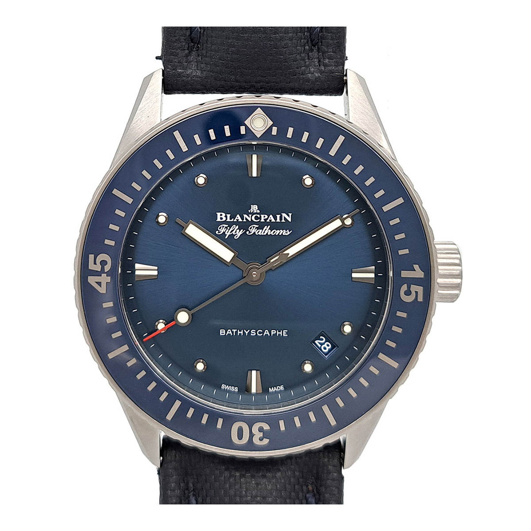 BLANCPAIN(ブランパン)のブランパン フィフティ ファゾムス バチスカーフ 5100-1140-O52A 自動巻き ステンレススティール メンズ Blancpain 【中古】 【時計】 メンズの時計(腕時計(アナログ))の商品写真