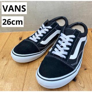 OLD SKOOL（VANS） - VANS バンズ　オールドスクール　スニーカー　メンズ　黒　26cm