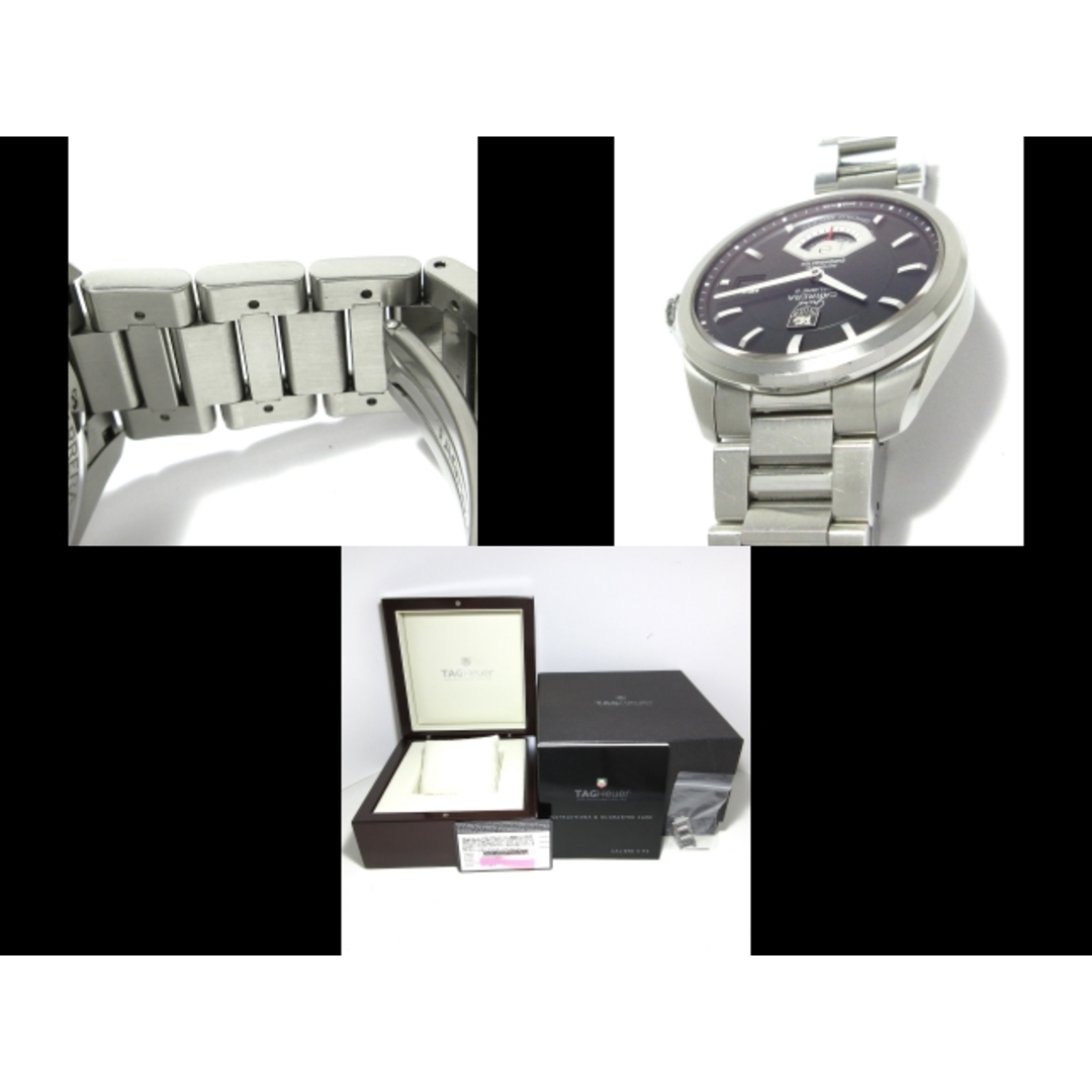 TAG Heuer(タグホイヤー)のTAG Heuer(タグホイヤー) 腕時計 グランドカレラ キャリバー6 WAV511A.BA0900 メンズ SS/裏スケ 黒 メンズの時計(その他)の商品写真