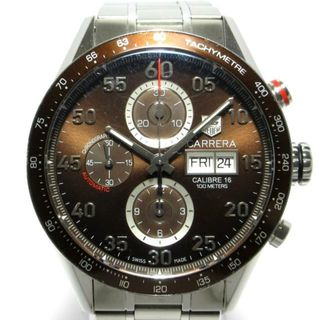 タグホイヤー(TAG Heuer)のTAG Heuer(タグホイヤー) 腕時計 カレラ キャリバー16 CV2A12.BA0796 メンズ SS/裏スケ/クロノグラフ ダークブラウン(その他)