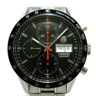 タグホイヤー(TAG Heuer)のTAG Heuer(タグホイヤー) 腕時計 カレラ クロノグラフ CV201AH.BA0725 メンズ SS/クロノグラフ 黒(その他)