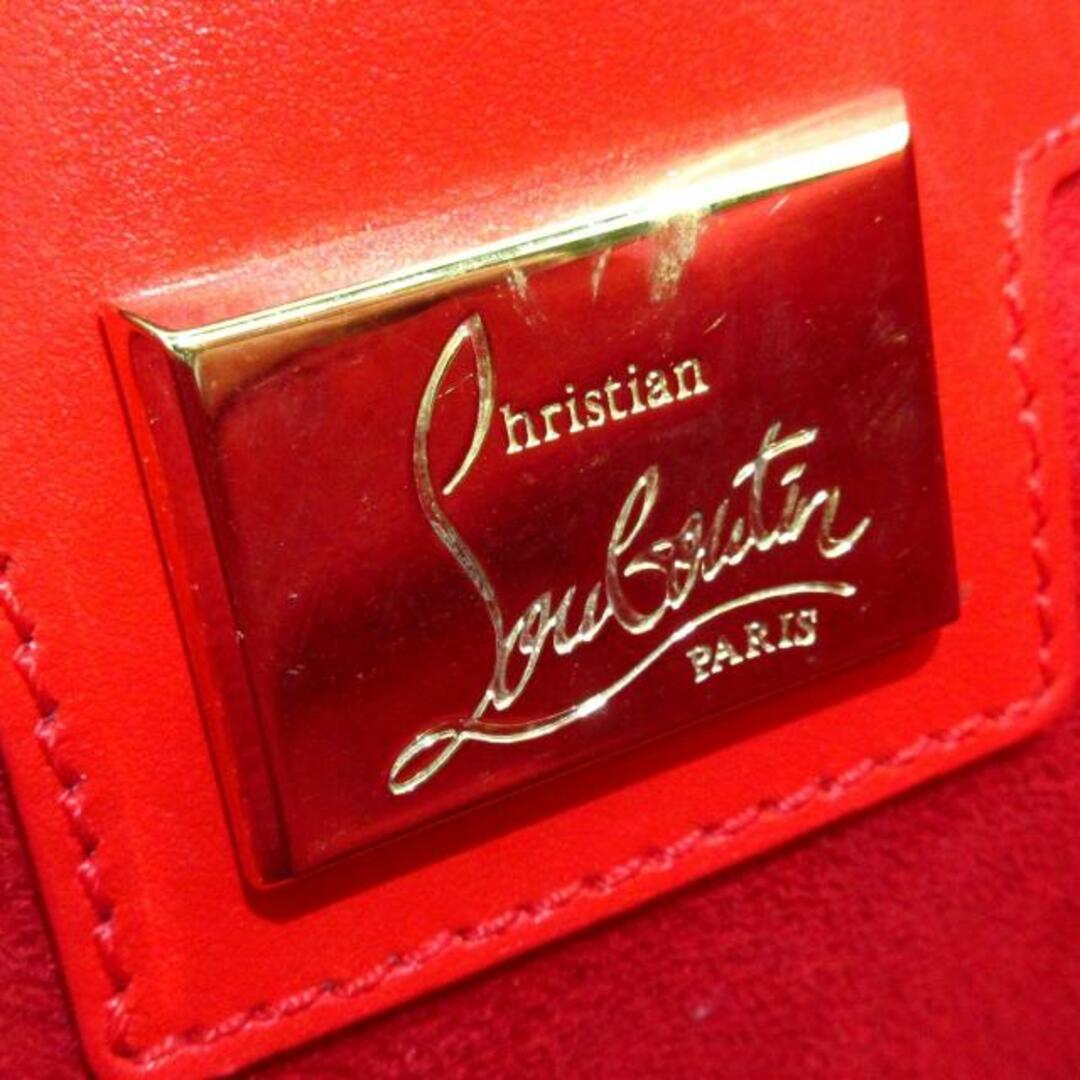 Christian Louboutin(クリスチャンルブタン)のCHRISTIAN LOUBOUTIN(クリスチャンルブタン) トートバッグ 黒×ベージュ×マルチ 豹柄 レザー×エナメル（レザー） レディースのバッグ(トートバッグ)の商品写真