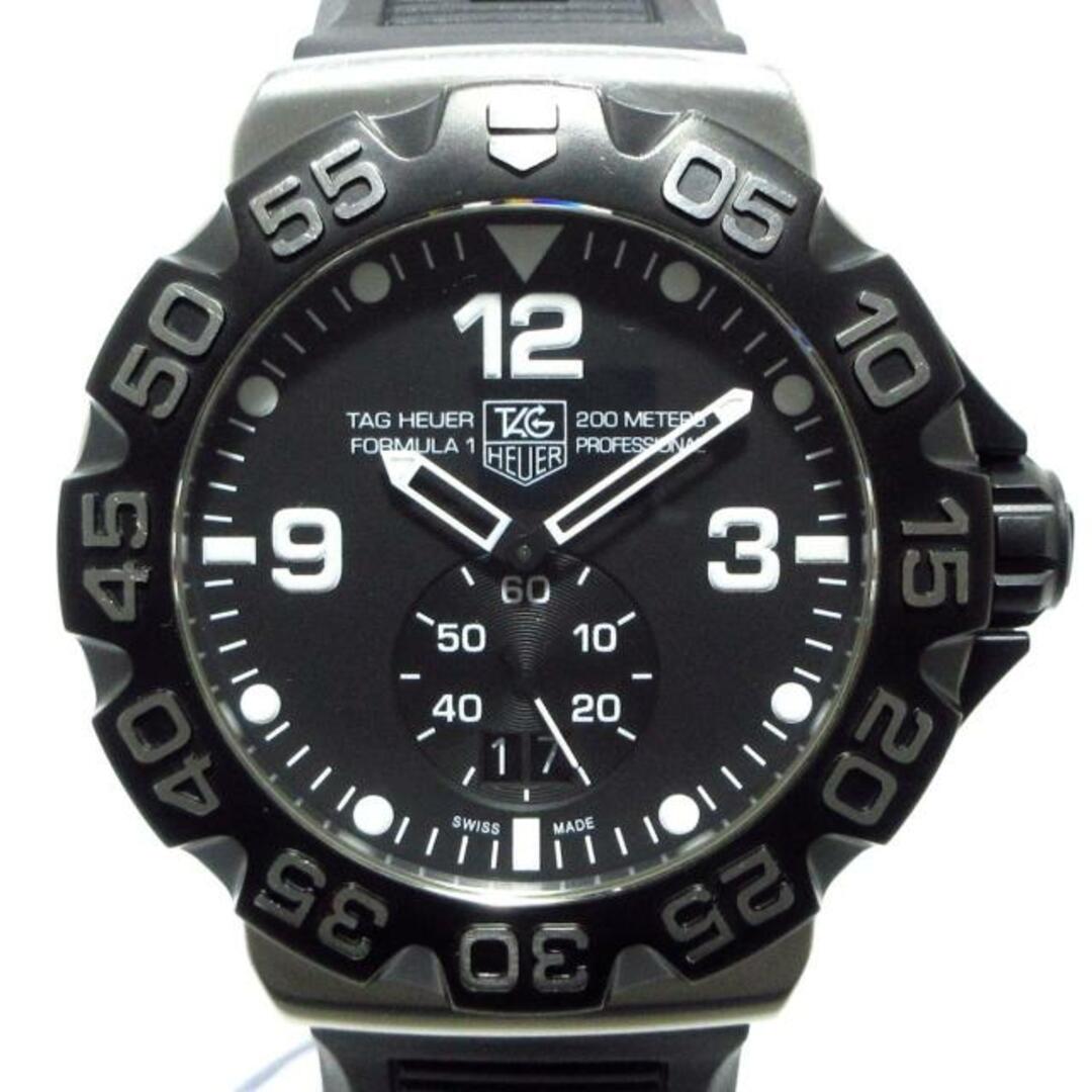 TAG Heuer(タグホイヤー)のTAG Heuer(タグホイヤー) 腕時計 フォーミュラ1 グランドデイト WAH1010.FT6026 メンズ SS/ラバーベルト 黒 メンズの時計(その他)の商品写真