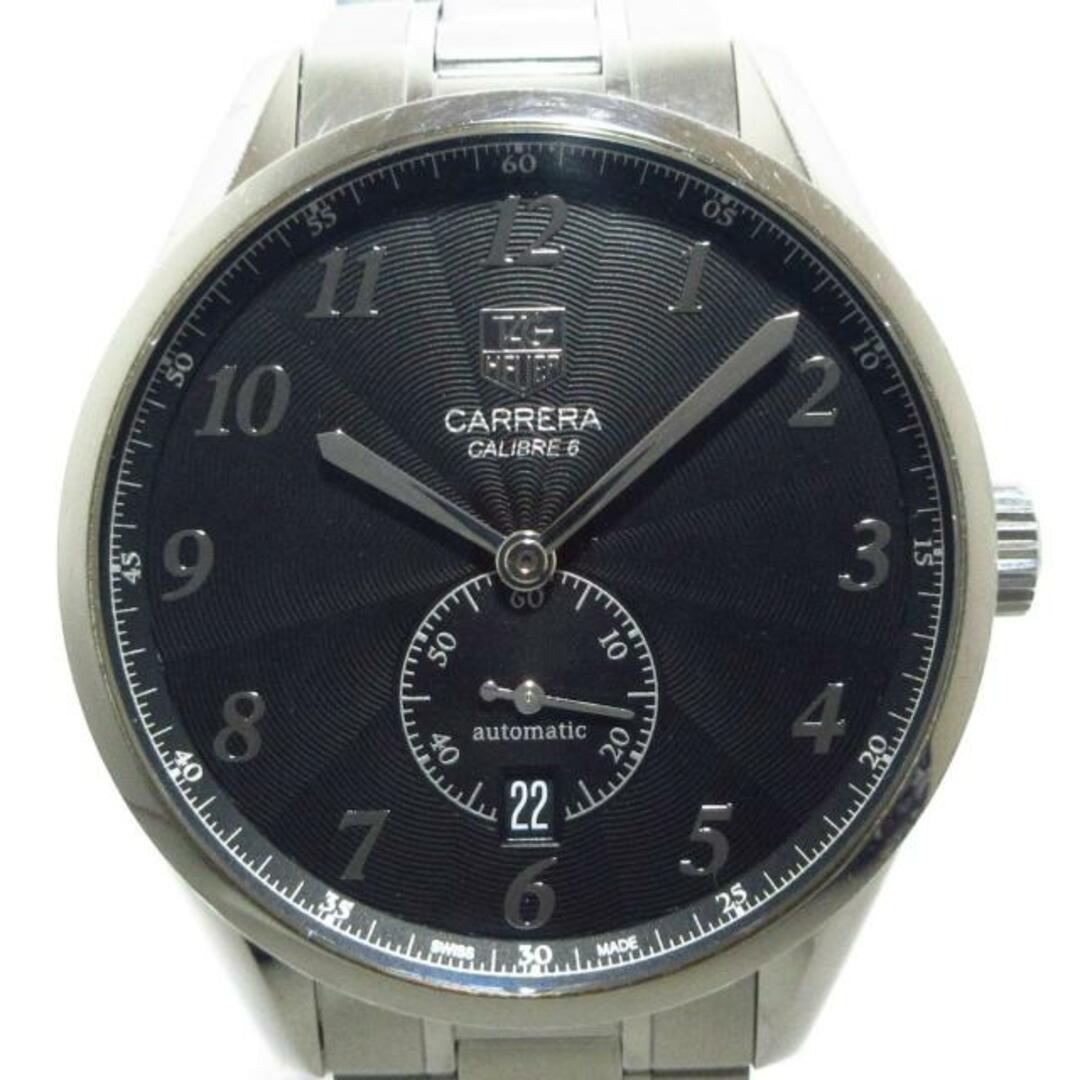 TAG Heuer(タグホイヤー)のTAG Heuer(タグホイヤー) 腕時計 カレラ ヘリテージ キャリバー6 WAS2110.BA0732 メンズ SS/裏スケ 黒 メンズの時計(その他)の商品写真