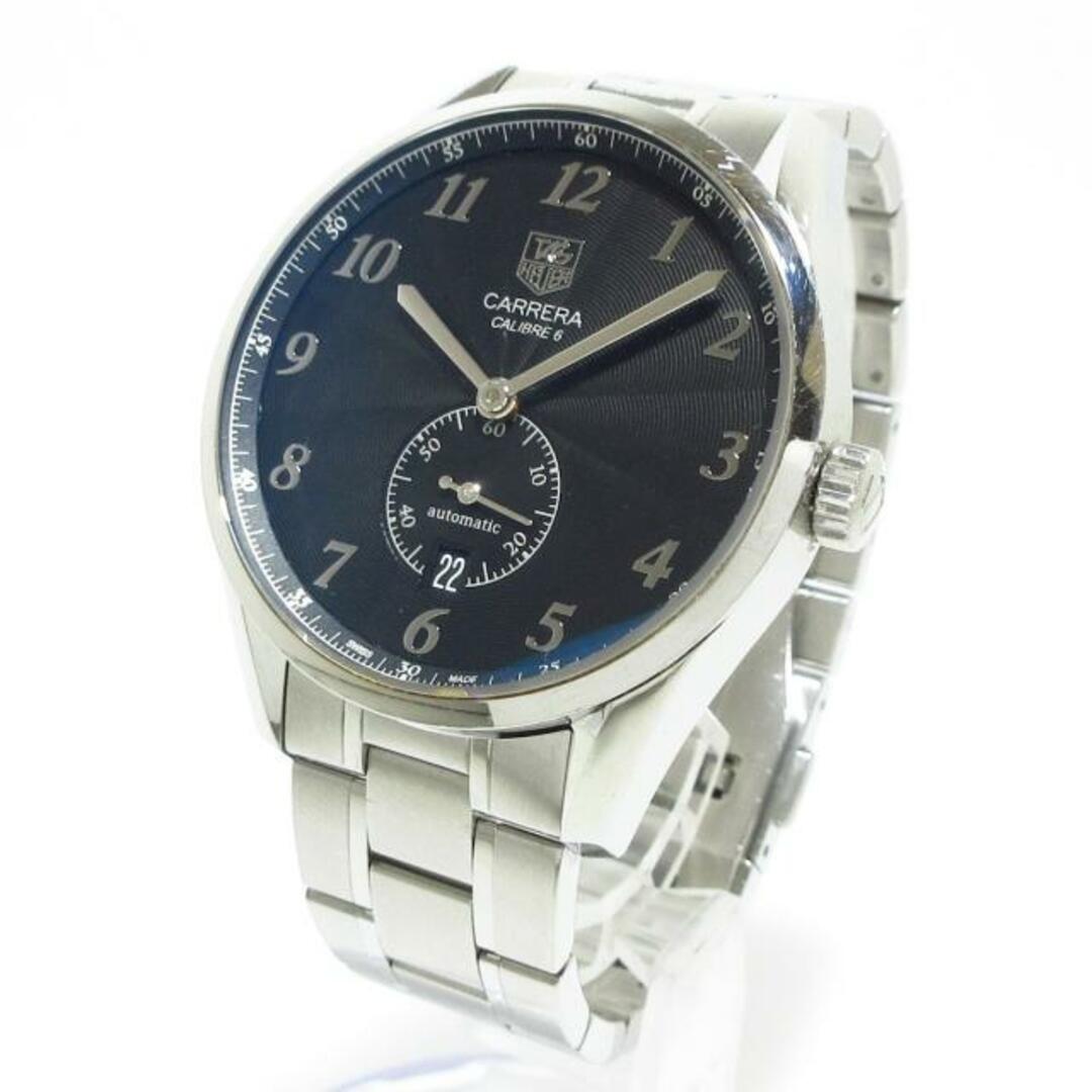 TAG Heuer(タグホイヤー)のTAG Heuer(タグホイヤー) 腕時計 カレラ ヘリテージ キャリバー6 WAS2110.BA0732 メンズ SS/裏スケ 黒 メンズの時計(その他)の商品写真