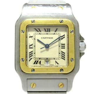 カルティエ(Cartier)のCartier(カルティエ) 腕時計 サントスガルベLM W20011C4 メンズ SS×K18YG/旧型バックル アイボリー(その他)