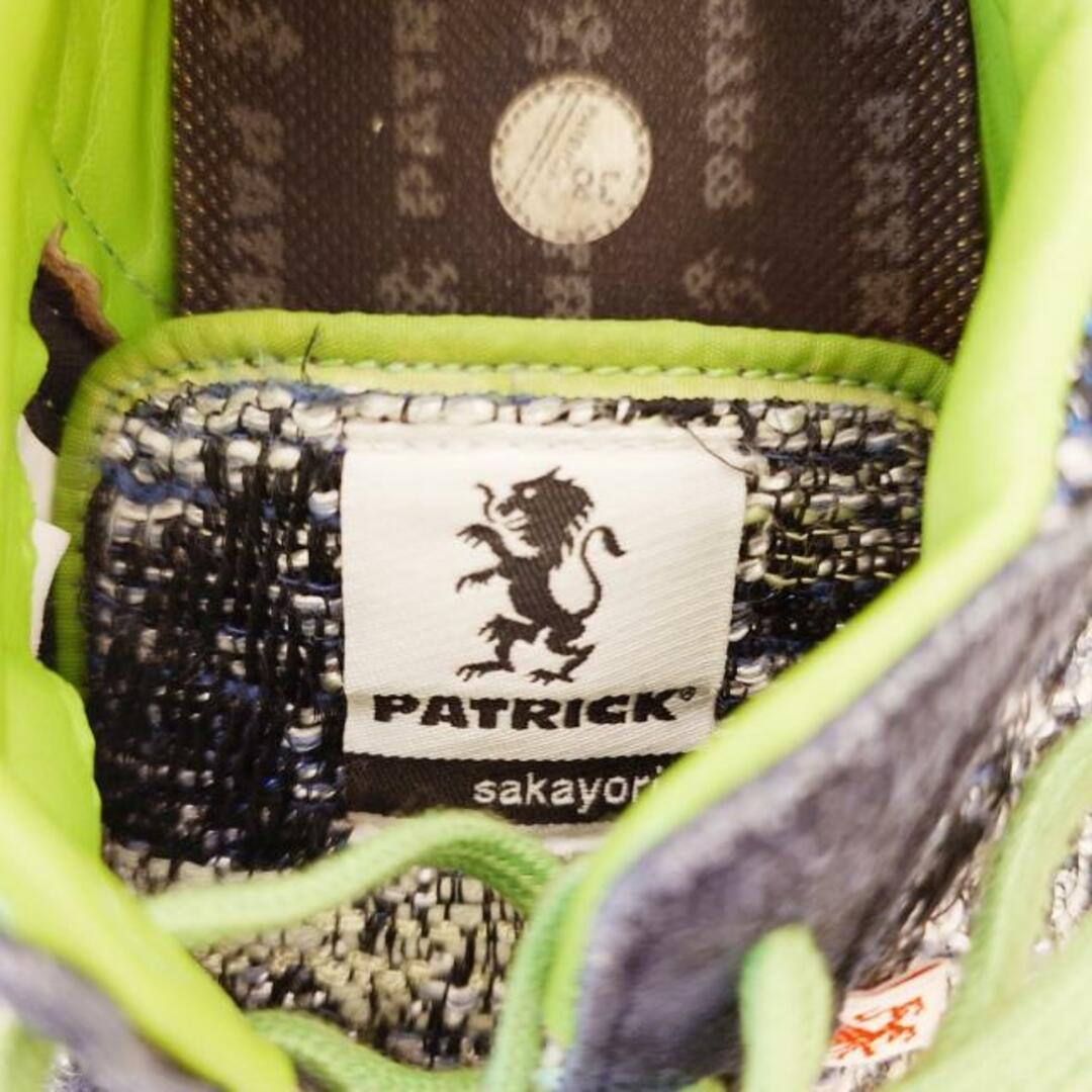 PATRICK(パトリック)のPATRICK(パトリック) スニーカー 38 レディース - ダークネイビー×イエローグリーン ツイード×スエード レディースの靴/シューズ(スニーカー)の商品写真