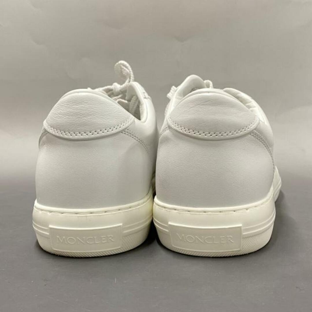MONCLER(モンクレール)のMONCLER(モンクレール) スニーカー 45 メンズ ニューモナコ 白 レザー メンズの靴/シューズ(スニーカー)の商品写真