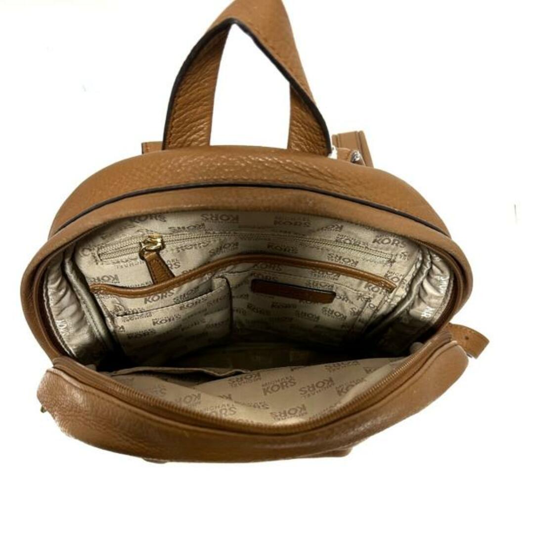 Michael Kors(マイケルコース)のMICHAEL KORS(マイケルコース) リュックサック ブラウン レザー レディースのバッグ(リュック/バックパック)の商品写真
