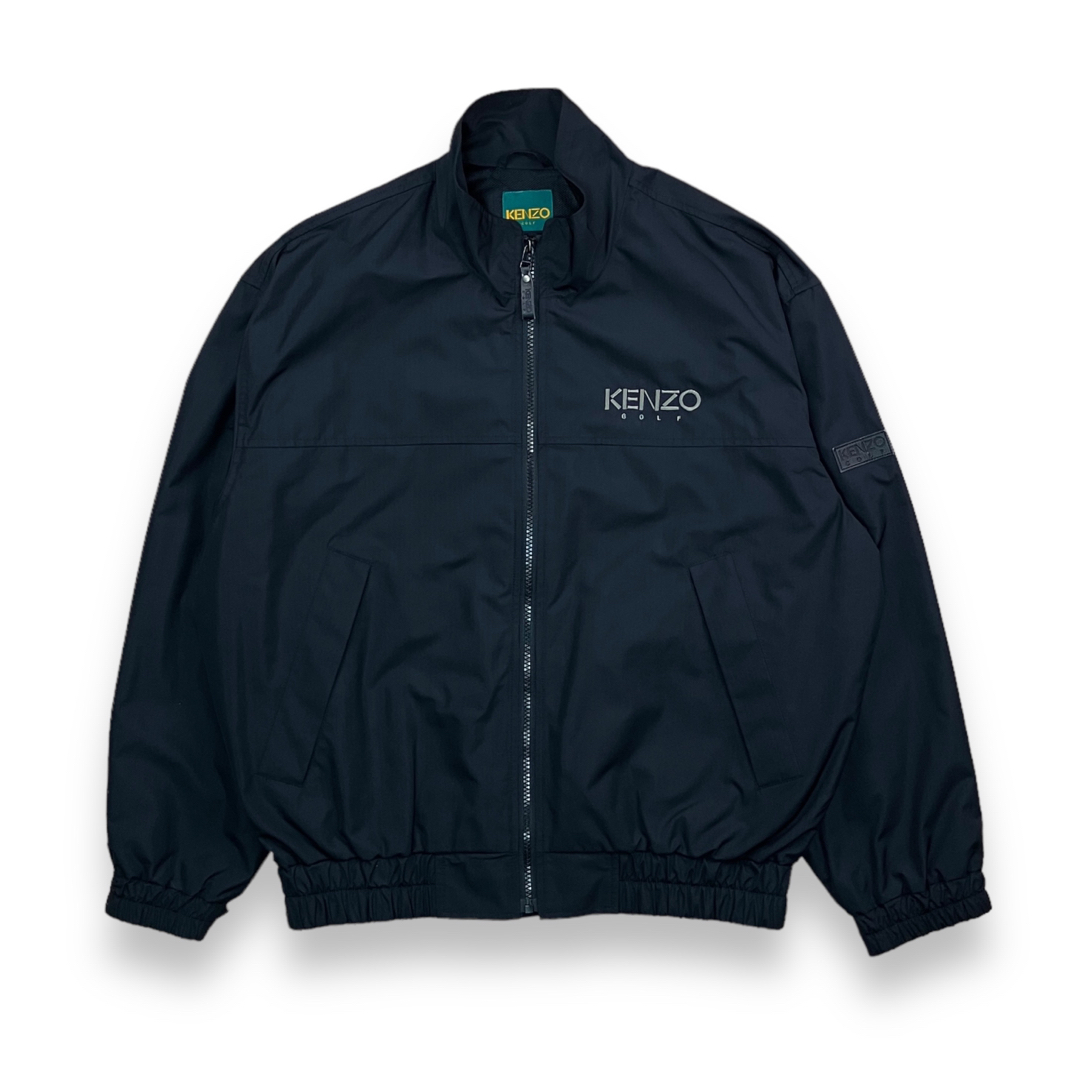 KENZO(ケンゾー)の90s KENZO ケンゾー ナイロンブルゾン ジャケット フルジップ ブラック メンズのジャケット/アウター(ブルゾン)の商品写真