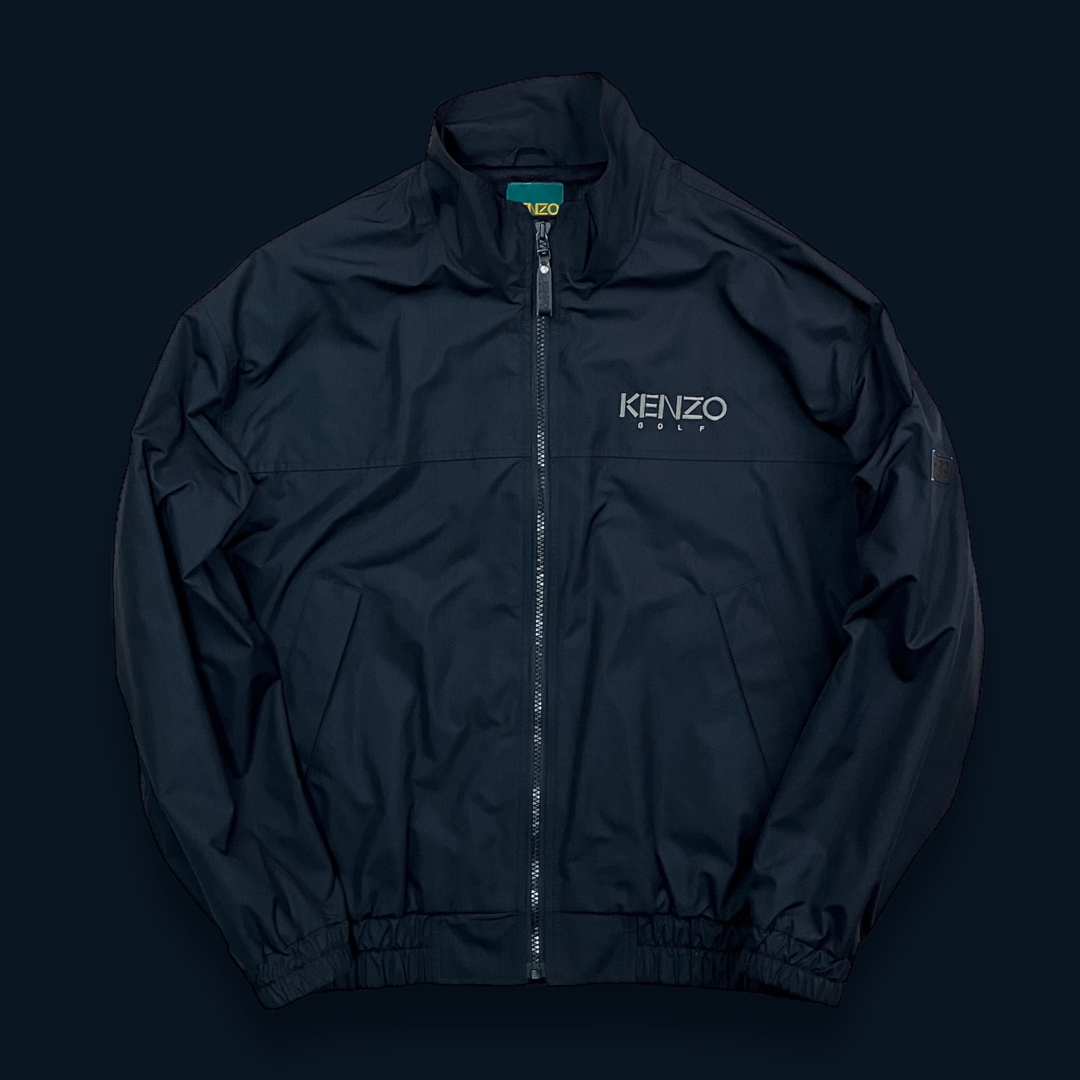 KENZO(ケンゾー)の90s KENZO ケンゾー ナイロンブルゾン ジャケット フルジップ ブラック メンズのジャケット/アウター(ブルゾン)の商品写真