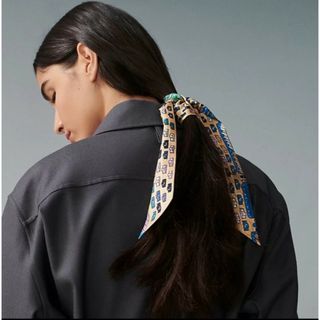 エルメス(Hermes)のHermes 【エルメス】ツイリー《パンタン・シティ》シルク スカーフ(バンダナ/スカーフ)