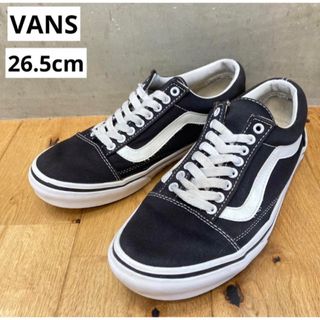 OLD SKOOL（VANS） - VANS バンズ　オールドスクール　黒　メンズ　スニーカー　26.5cm