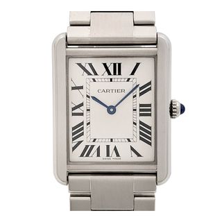 Cartier - カルティエ タンクソロ LM クォーツ W5200014 クオーツ ステンレススティール メンズ CARTIER 【中古】 【時計】