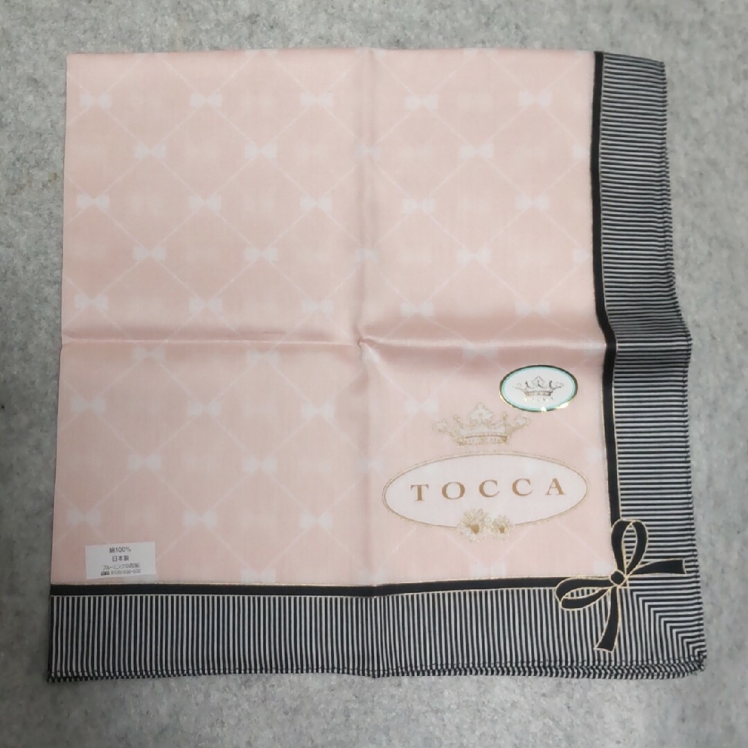 TOCCA(トッカ)の新品★トッカ TOCCA 大判ハンカチーフ リボン ピンク レディースのファッション小物(ハンカチ)の商品写真