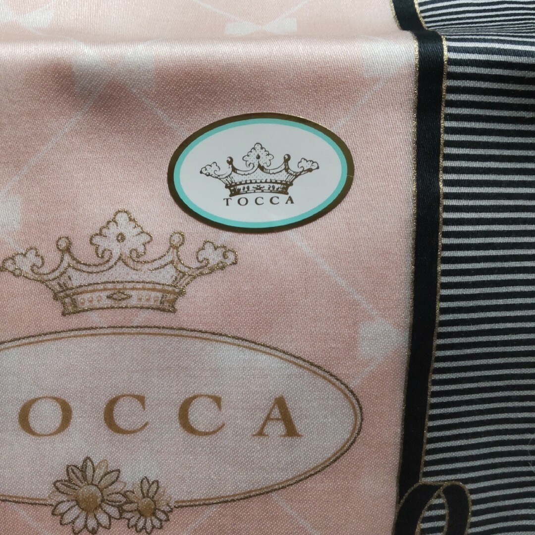 TOCCA(トッカ)の新品★トッカ TOCCA 大判ハンカチーフ リボン ピンク レディースのファッション小物(ハンカチ)の商品写真