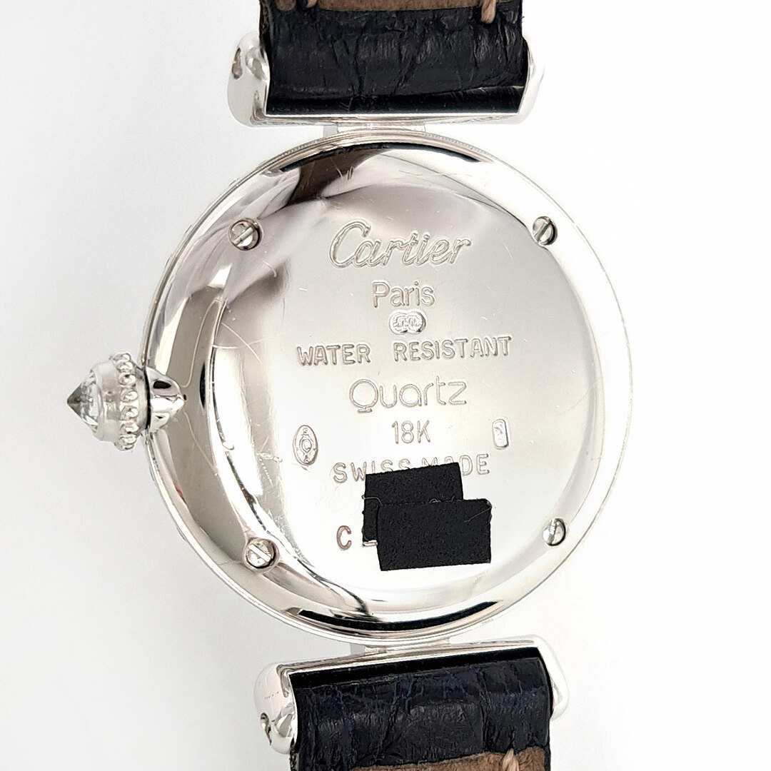 Cartier(カルティエ)のカルティエ コリゼ ウォッチ SM ダイヤベゼル Overhauled by Cartier WB102931 クオーツ ホワイトゴールド レディース CARTIER 【中古】 【時計】 レディースのファッション小物(腕時計)の商品写真