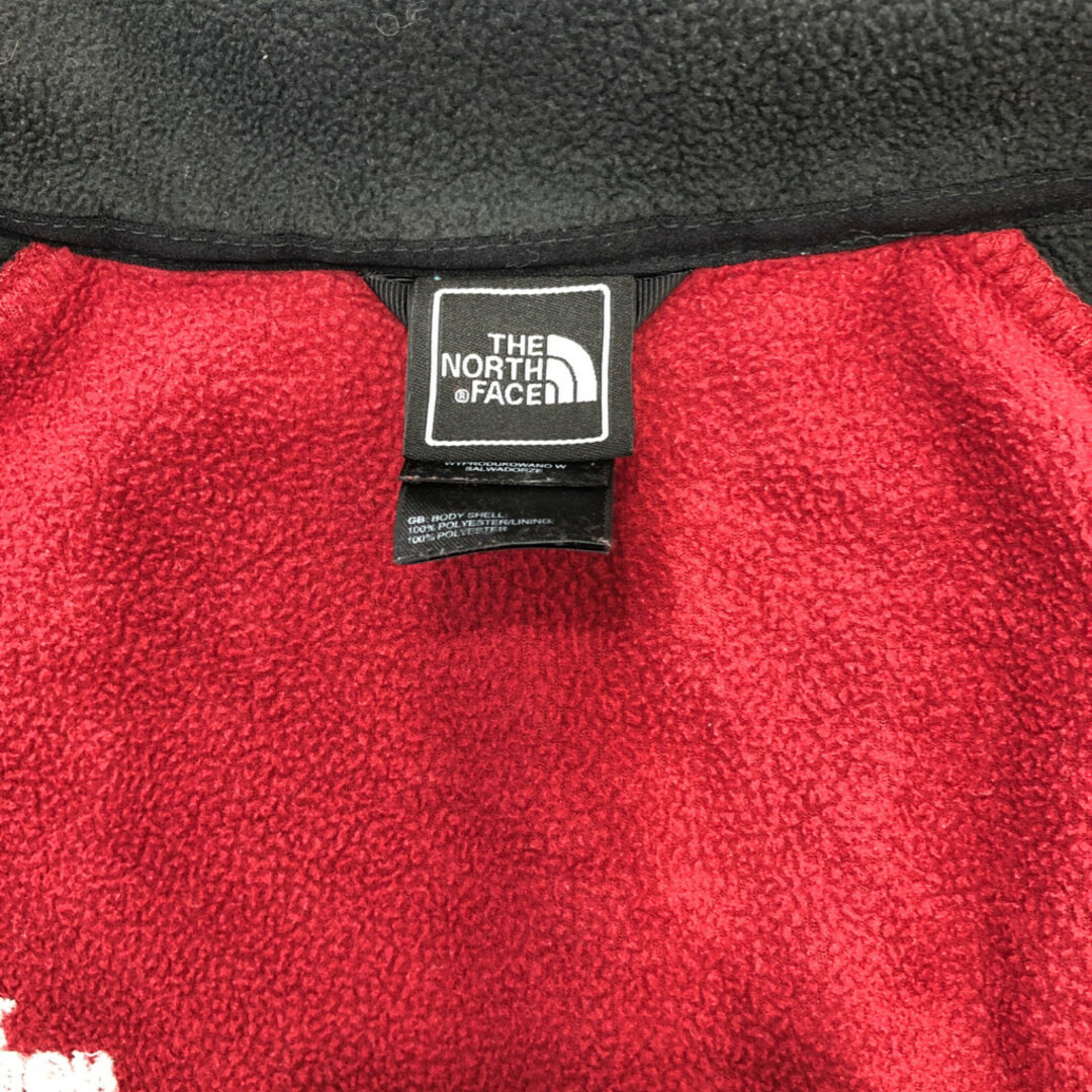 THE NORTH FACE(ザノースフェイス)のTHE NORTH FACE ノースフェイス フリースジャケット アウトドア ロゴ ブラック (メンズ L) 中古 古着 Q6682 メンズのジャケット/アウター(その他)の商品写真