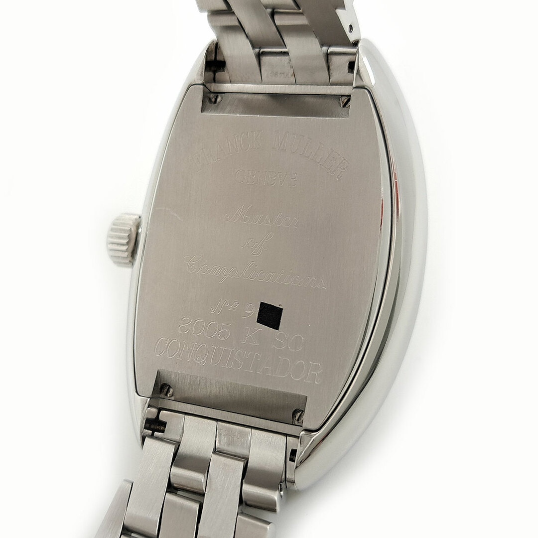 FRANCK MULLER(フランクミュラー)のフランクミュラー コンキスタドール Overhauled 8005KSC 自動巻き ステンレススティール メンズ FRANCK MULLER 【中古】 【時計】 メンズの時計(腕時計(アナログ))の商品写真