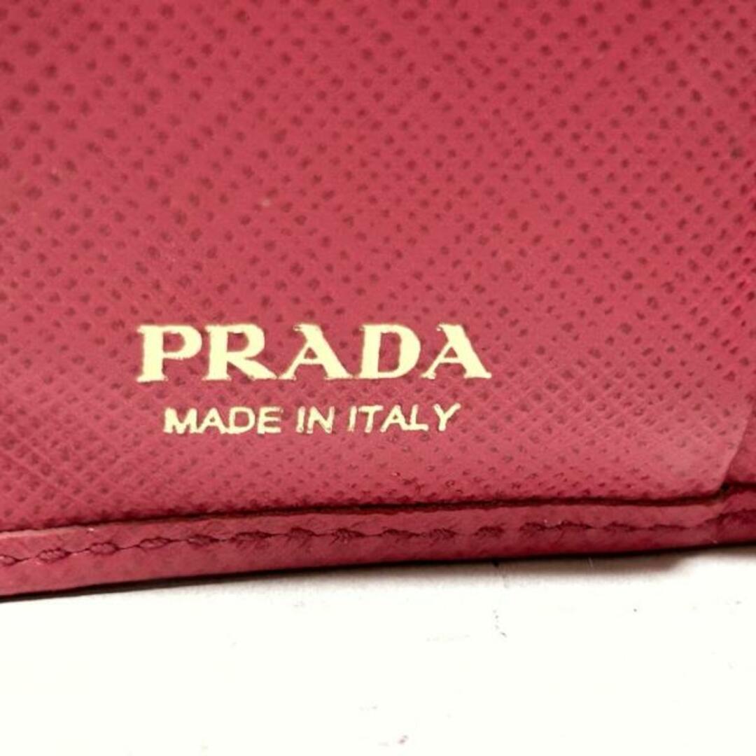 PRADA(プラダ)のPRADA(プラダ) 2つ折り財布 - 1MV204 ピンク レザー レディースのファッション小物(財布)の商品写真