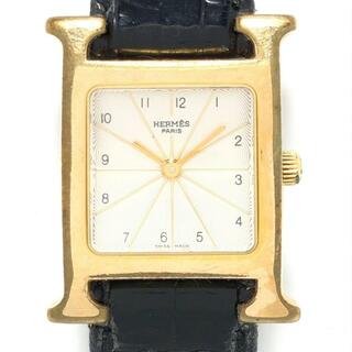 エルメス(Hermes)のHERMES(エルメス) 腕時計 Hウォッチ HH1.201 レディース ギョーシェ文字盤 シルバー(腕時計)