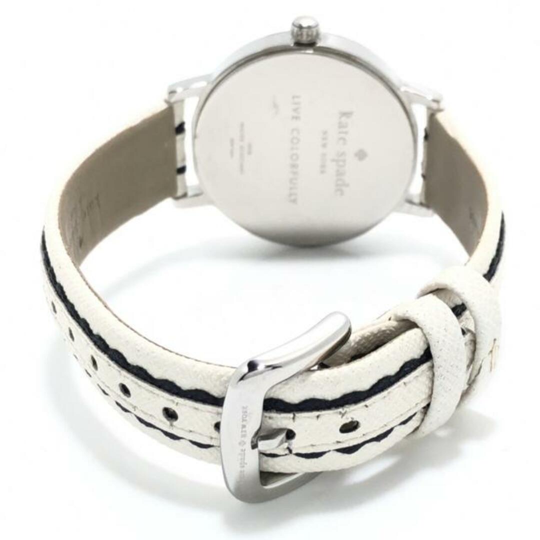 kate spade new york(ケイトスペードニューヨーク)のKate spade(ケイト) 腕時計 - KSW1004 レディース 白×ダークネイビー レディースのファッション小物(腕時計)の商品写真