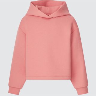 ユニクロ(UNIQLO)のユニクロのウルトラストレッチドライスウェットクロップドパーカ(Tシャツ/カットソー)