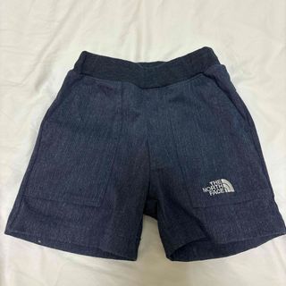 ザノースフェイス(THE NORTH FACE)の【美品】ノースフェイス キッズ ネイビー 半ズボン サイズ100(パンツ/スパッツ)