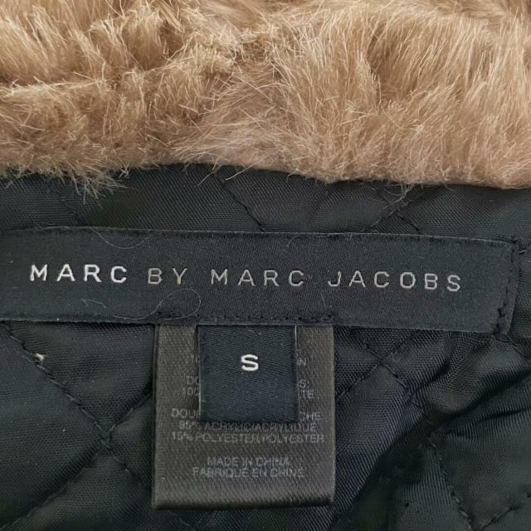 MARC BY MARC JACOBS(マークバイマークジェイコブス)のMARC BY MARC JACOBS(マークバイマークジェイコブス) ブルゾン サイズS レディース美品  - ライトグレー×黒×ライトブラウン 長袖/フェイクファー/チェック柄/冬 レディースのジャケット/アウター(ブルゾン)の商品写真