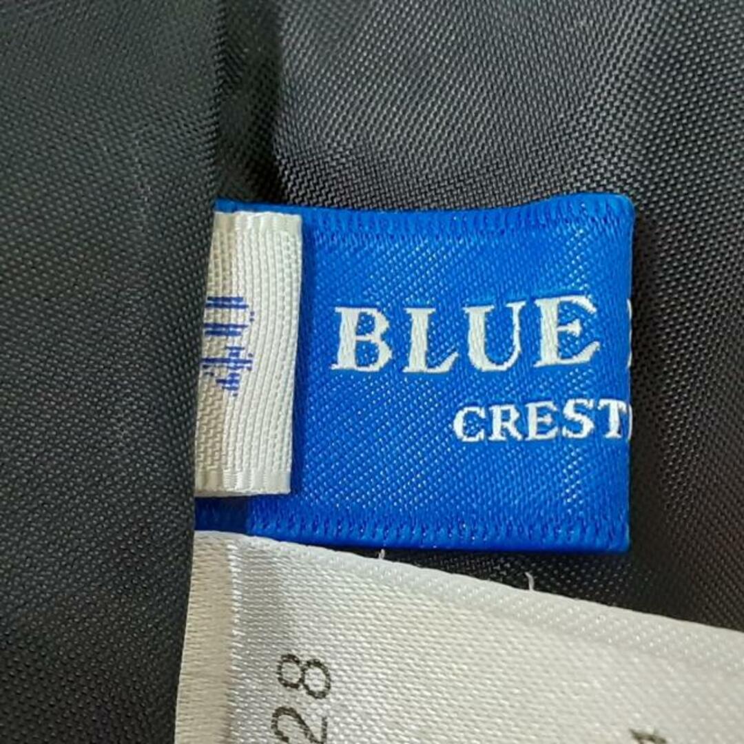 BLUE LABEL CRESTBRIDGE(ブルーレーベルクレストブリッジ)のBLUE LABEL CRESTBRIDGE(ブルーレーベルクレストブリッジ) スカート サイズ40 M レディース美品  - 黒×ダークネイビー×アイボリー ひざ丈/チェック柄 レディースのスカート(その他)の商品写真