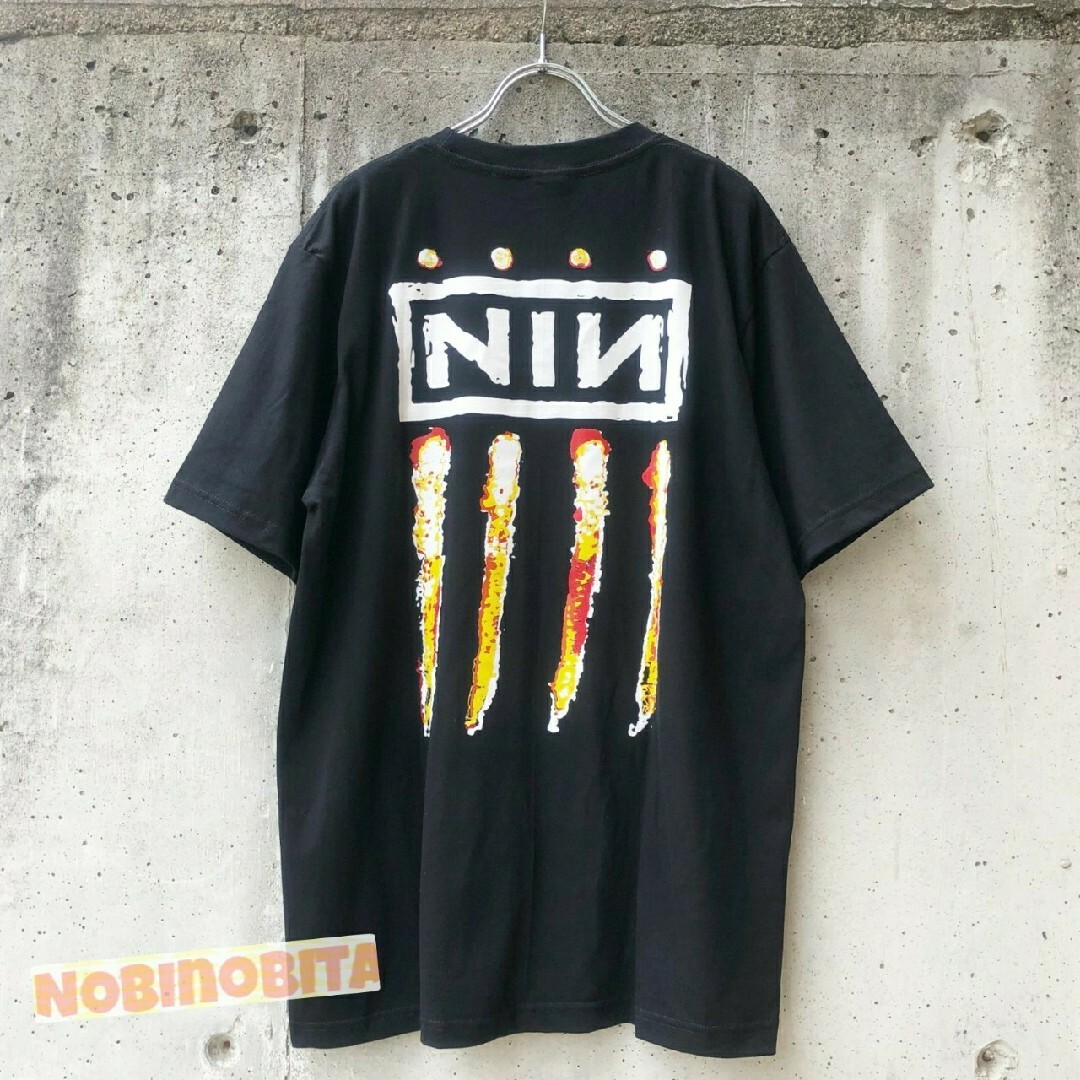 MUSIC TEE(ミュージックティー)のL半袖 限定  Nine inch nails  thedownwards メンズのトップス(Tシャツ/カットソー(半袖/袖なし))の商品写真