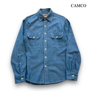 camco - 【CAMCO】カムコ シャンブレーワークシャツ 長袖シャツ ライトブルー