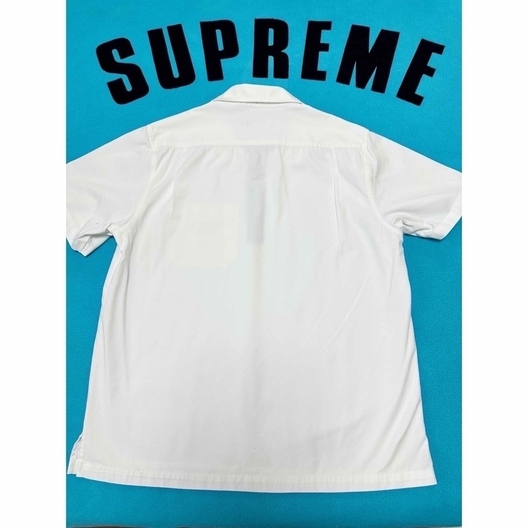 Supreme(シュプリーム)の✨超レア・美品✨Supreme Twill Half Zip Shirt 白 メンズのトップス(シャツ)の商品写真