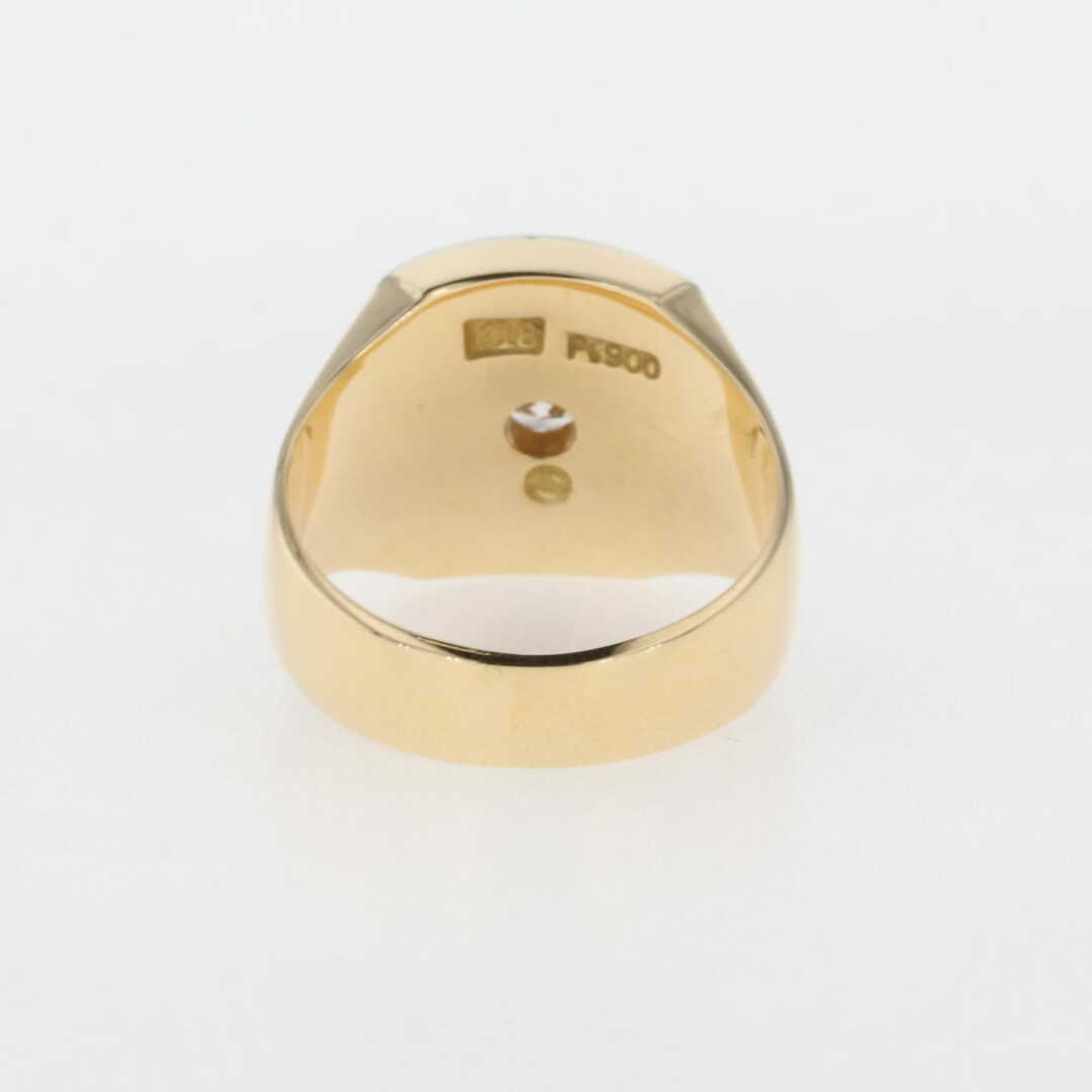 ダイヤモンド デザインリング 10.5号 K18 【中古】 レディースのアクセサリー(リング(指輪))の商品写真