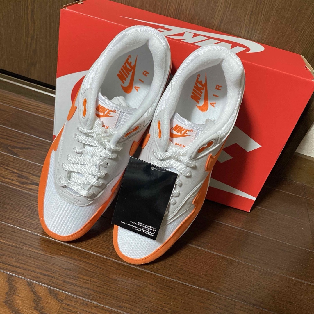 NIKE(ナイキ)の【セール】27cmNIKEナイキair max1エアマックス1オレンジ メンズの靴/シューズ(スニーカー)の商品写真