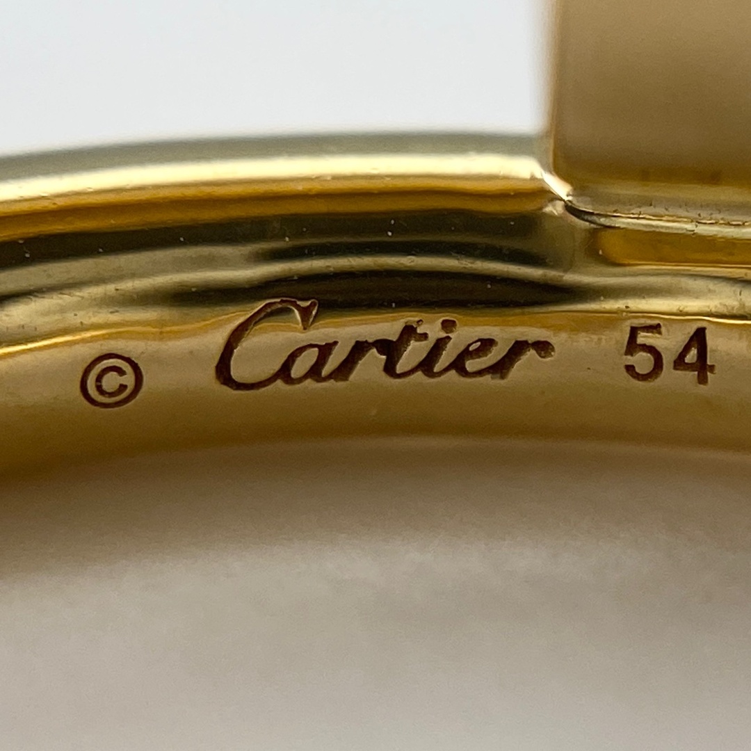 Cartier(カルティエ)のカルティエ ジュスト アン クル リング 8.5号 750 【中古】 レディースのアクセサリー(リング(指輪))の商品写真