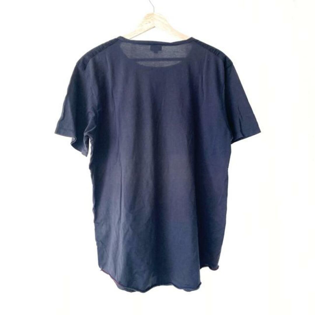 Paul Smith(ポールスミス)のPaulSmith(ポールスミス) 半袖Tシャツ サイズXL メンズ - ネイビー×白 クルーネック メンズのトップス(Tシャツ/カットソー(半袖/袖なし))の商品写真
