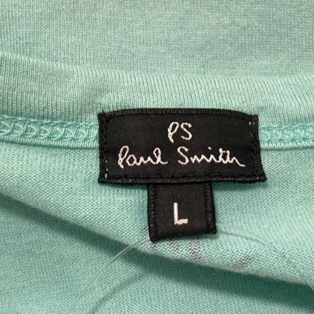 Paul Smith(ポールスミス)のPaulSmith(ポールスミス) 半袖Tシャツ サイズL レディース - ライトグリーン×パープル クルーネック レディースのトップス(Tシャツ(半袖/袖なし))の商品写真