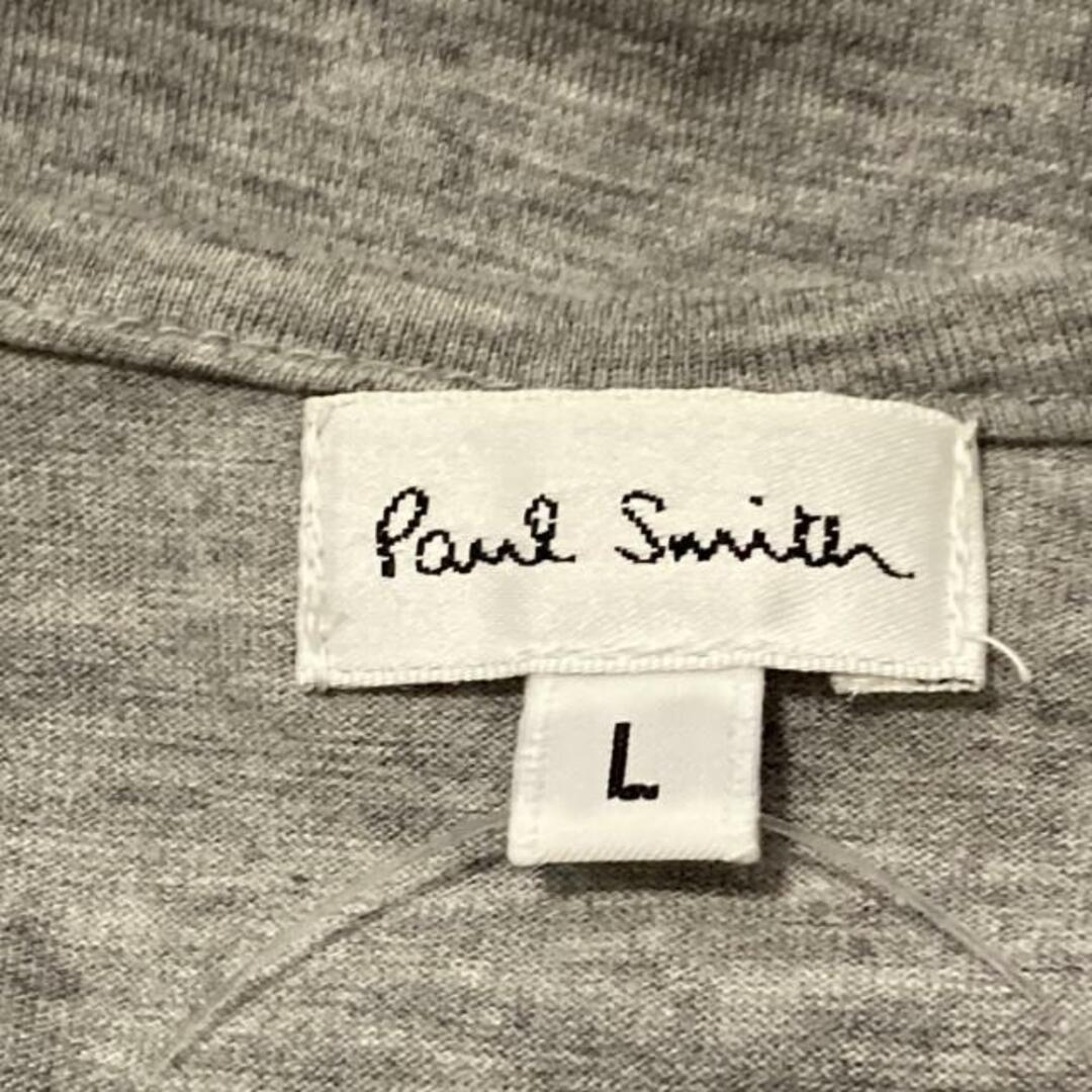 Paul Smith(ポールスミス)のPaulSmith(ポールスミス) 半袖カットソー サイズL レディース - ライトグレー×グレー×ダークグレー クルーネック レディースのトップス(カットソー(半袖/袖なし))の商品写真