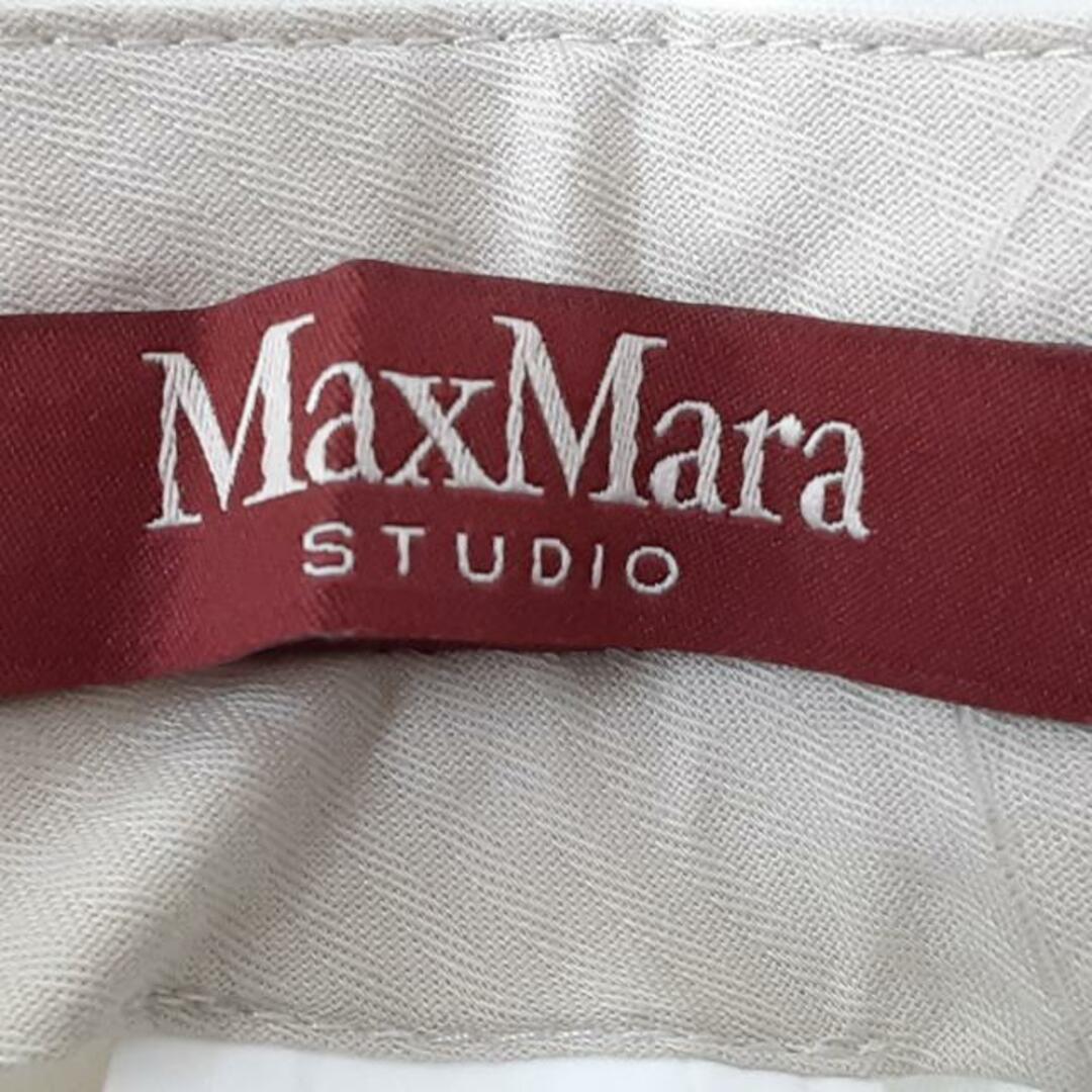 Max Mara STUDIO(マックスマーラスタジオ) パンツ サイズJ:44 レディース - 白 フルレングス レディースのパンツ(その他)の商品写真