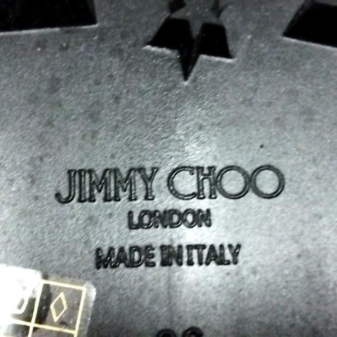 JIMMY CHOO(ジミーチュウ)のJIMMY CHOO(ジミーチュウ) レインブーツ 36 レディース - 黒 ラバー レディースの靴/シューズ(レインブーツ/長靴)の商品写真