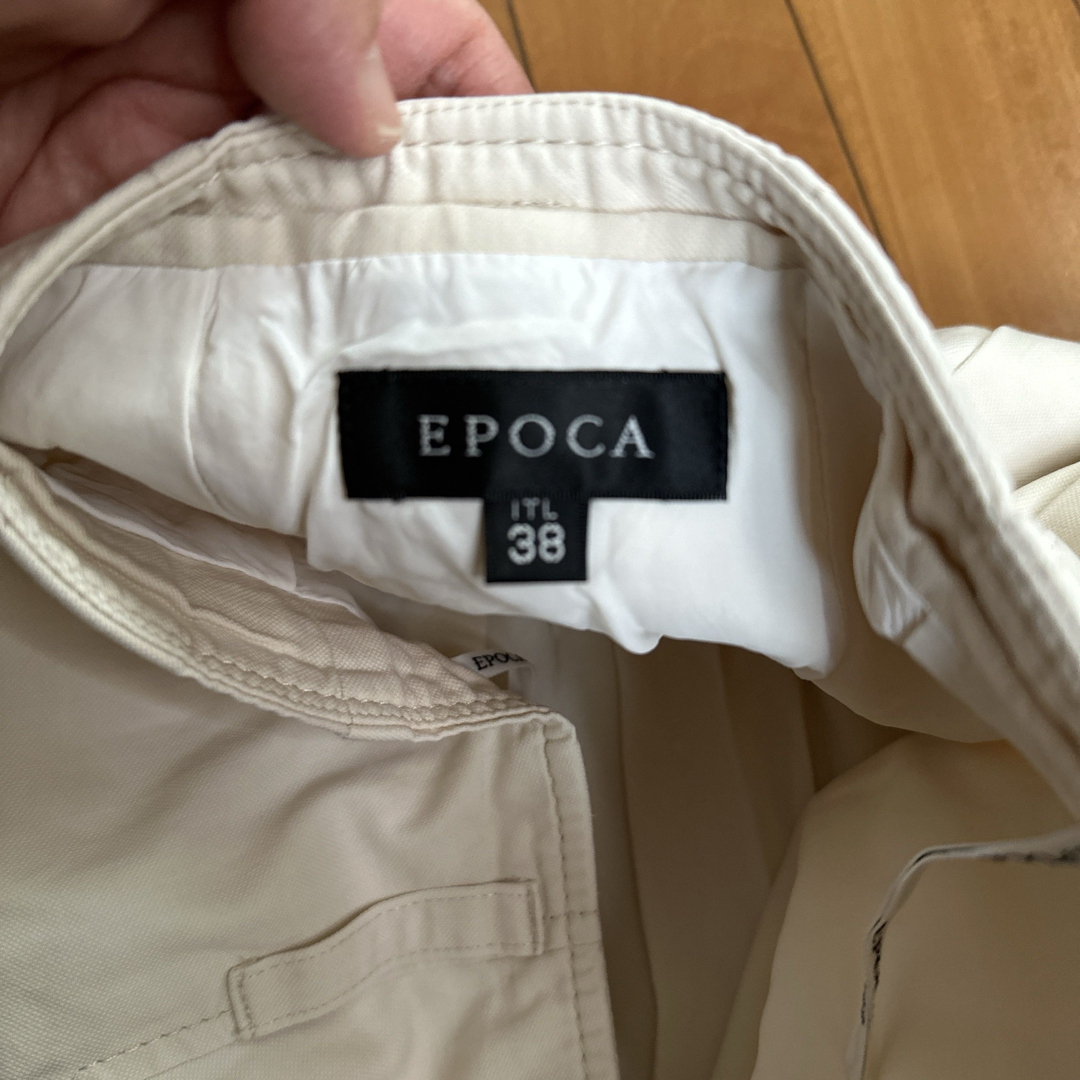 EPOCA(エポカ)のエポカ　フレアスカート　オフホワイト　コットン レディースのスカート(ひざ丈スカート)の商品写真