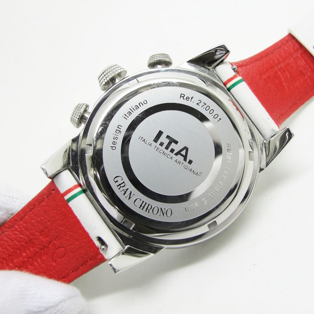 I.T.A.(アイティーエー)のITALIA TECNICA ARTGIANA (アイティーエー) 腕時計 ITA グランクロノ 27.00.01 クォーツ【中古】 メンズの時計(腕時計(アナログ))の商品写真