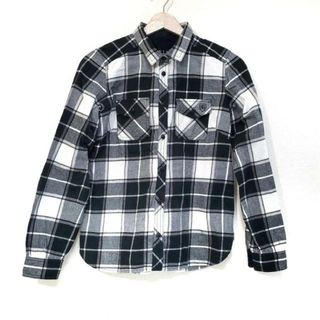 ブルーレーベルクレストブリッジ(BLUE LABEL CRESTBRIDGE)のBLUE LABEL CRESTBRIDGE(ブルーレーベルクレストブリッジ) 長袖シャツブラウス サイズ38 M レディース美品  - 黒×白×グレー チェック柄 綿(シャツ/ブラウス(長袖/七分))