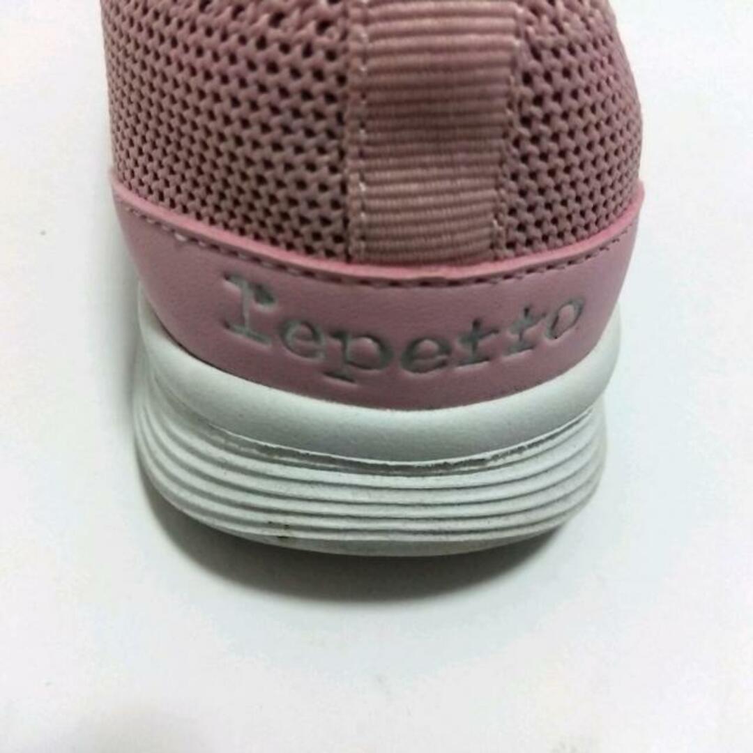 repetto(レペット)のrepetto(レペット) シューズ レディース美品  - ピンク メッシュ 化学繊維×レザー レディースの靴/シューズ(その他)の商品写真