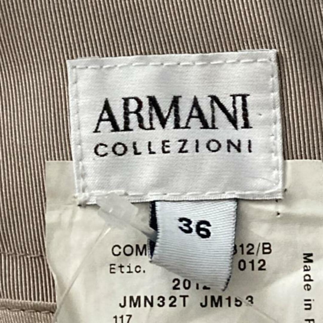 ARMANI COLLEZIONI(アルマーニ コレツィオーニ)のARMANICOLLEZIONI(アルマーニコレッツォーニ) スカート サイズ36 S レディース - ベージュ ひざ丈 レディースのスカート(その他)の商品写真