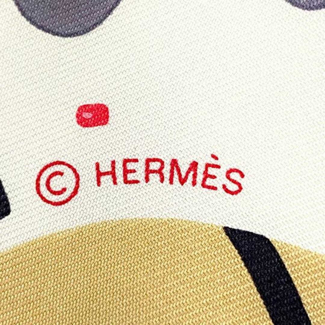 Hermes(エルメス)のHERMES(エルメス) スカーフ美品  カレ90 ライトグレー×パープル×マルチ costume de fete レディースのファッション小物(バンダナ/スカーフ)の商品写真