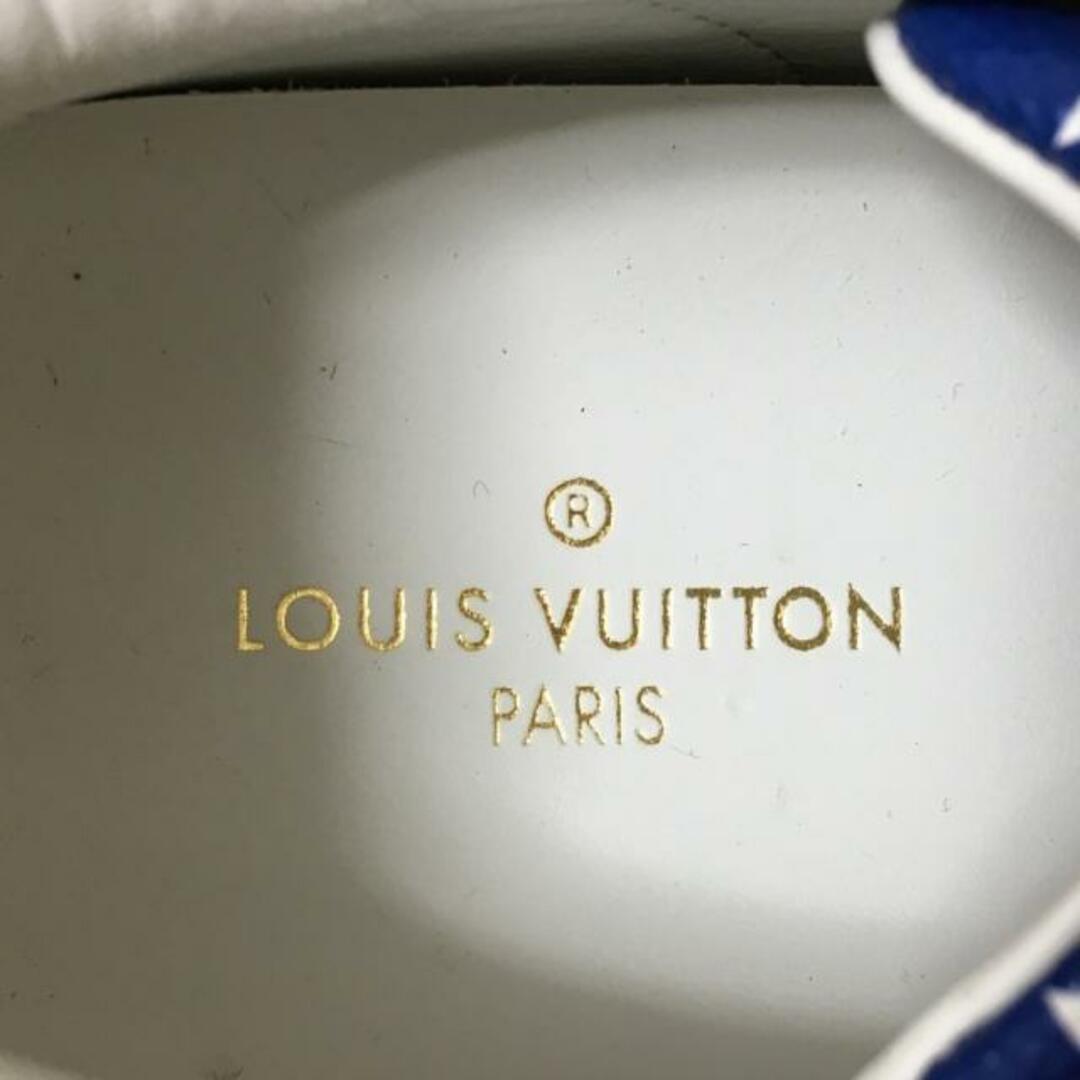 LOUIS VUITTON(ルイヴィトン)のLOUIS VUITTON(ルイヴィトン) スニーカー 37 レディース LVエスカル タイムアウト・ライン スニーカー ブルー モノグラム・キャンバス レディースの靴/シューズ(スニーカー)の商品写真
